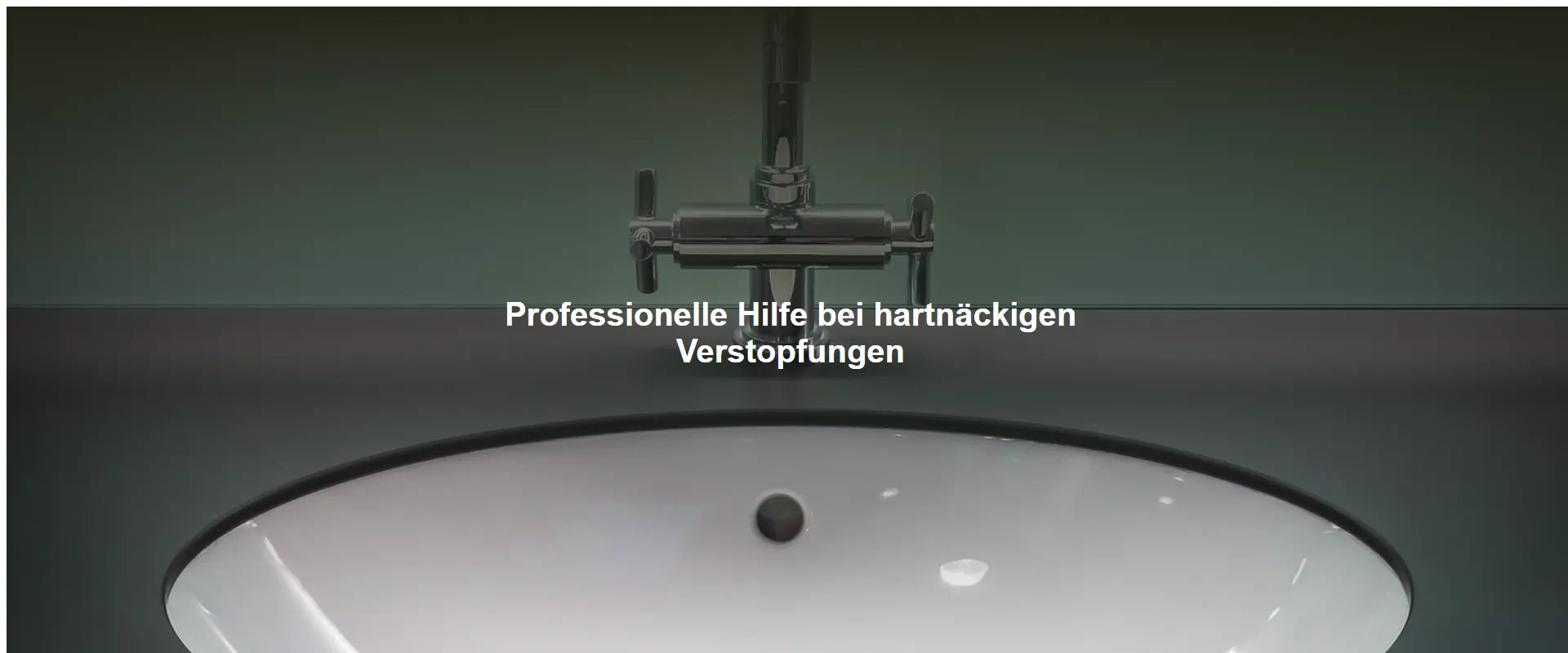 Professionelle Hilfe bei hartnäckigen Verstopfungen