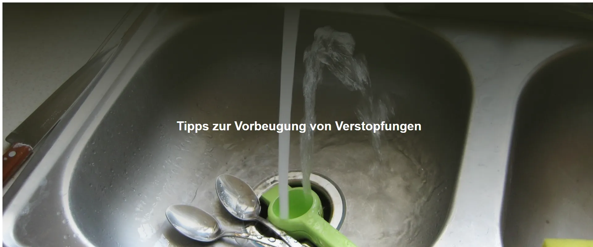 Tipps zur Vorbeugung von Verstopfungen